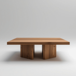 tavolo in legno massello dal design contemporaneo made in italy